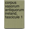 Corpus Vasorum Antiquorum Ireland, Fascicule 1 door Alan W. Johnston