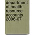 Department Of Health Resource Accounts 2006-07