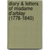 Diary & Letters Of Madame D'Arblay (1778-1840)