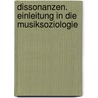 Dissonanzen. Einleitung in die Musiksoziologie by Theodor W. Adorno