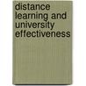 Distance Learning And University Effectiveness door Caroline Howard