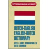 Dutch-English/English-Dutch Concise Dictionary by Davidovic Mladen