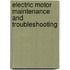 Electric Motor Maintenance and Troubleshooting