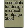 Essentials For Design Microsoft Frontpage 2003 door Langdon Paul Davis
