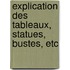 Explication Des Tableaux, Statues, Bustes, Etc