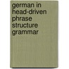 German In Head-Driven Phrase Structure Grammar door John Nerbonne