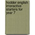 Hodder English Interactive Starters For Year 7