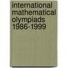 International Mathematical Olympiads 1986-1999 by Philip D. Straffin
