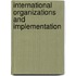 International Organizations And Implementation