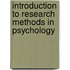 Introduction To Research Methods In Psychology