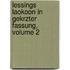 Lessings Laokoon in Gekrzter Fassung, Volume 2