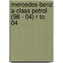 Mercedes-Benz A-Class Petrol (98 - 04) R To 04