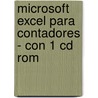 Microsoft Excel Para Contadores - Con 1 Cd Rom door Alejandro A. Pazos