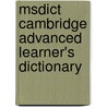 Msdict Cambridge Advanced Learner's Dictionary by Unknown