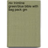 Niv Trimline Green/Blue Bible With Bag Pack Gm by Zondervan