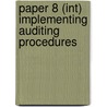 Paper 8 (Int) Implementing Auditing Procedures by Unknown