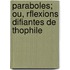 Paraboles; Ou, Rflexions Difiantes de Thophile