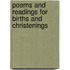 Poems And Readings For Births And Christenings