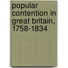 Popular Contention in Great Britain, 1758-1834 by Charles Tilly