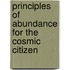 Principles Of Abundance For The Cosmic Citizen