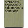 Probability Approach To Simultaneous Equations by O.F. Hamouda