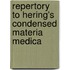Repertory to Hering's Condensed Materia Medica