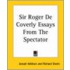Sir Roger De Coverly Essays From The Spectator