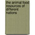 The Animal Food Resources Of Different Nations