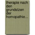 Therapie Nach Den Grundstzen Der Homopathie...