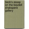 Tieck's Essay On The Boydell Shakspere Gallery by George Henry Danton