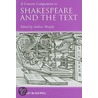 A Concise Companion To Shakespeare And The Text door Andrew R. Murphy