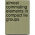 Almost Commuting Elements In Compact Lie Groups
