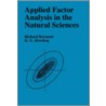 Applied Factor Analysis in the Natural Sciences door Richard A. Reyment