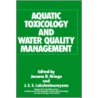 Aquatic Toxicology and Water Quality Management door Jerome O. Nriagu