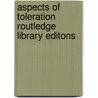 Aspects of Toleration Routledge Library Editons door Onbekend