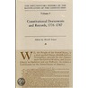 Constitutional Documents and Records, 1776-1787 door Kamisnki