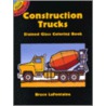 Construction Trucks Stained Glass Coloring Book door Coloring Books