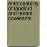 Enforceability Of Landlord And Tenant Covenants door Timothy Fancourt
