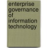 Enterprise Governance Of Information Technology door Wim Van Grembergen