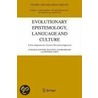 Evolutionary Epistemology, Language And Culture door Onbekend