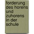 Forderung Des Horens Und Zuhorens In Der Schule