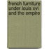 French Furniture Under Louis Xvi And The Empire