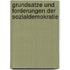 Grundsatze Und Forderungen Der Sozialdemokratie