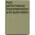 High Performance Instrumentation And Automation