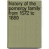 History of the Pomeroy Family from 1572 to 1880