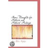 Home Thoughts For Mothers And Mothers' Meetings door Jane Ellice Hopkins