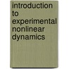 Introduction To Experimental Nonlinear Dynamics door Lawrence N. Virgin