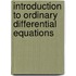 Introduction To Ordinary Differential Equations