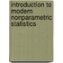 Introduction to Modern Nonparametric Statistics