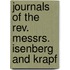 Journals Of The Rev. Messrs. Isenberg And Krapf